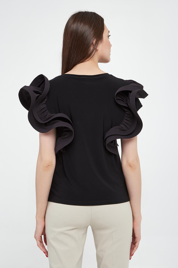 Bluzka damska z falbanami JOSEPH RIBKOFF