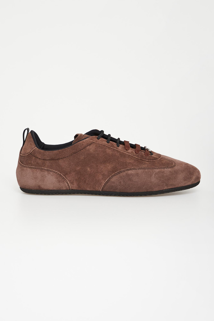 Sneakersy damskie zamszowe Stecca MAX MARA ACCESSORI