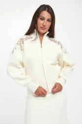 Sweter damski zapinany na zamek TWINSET