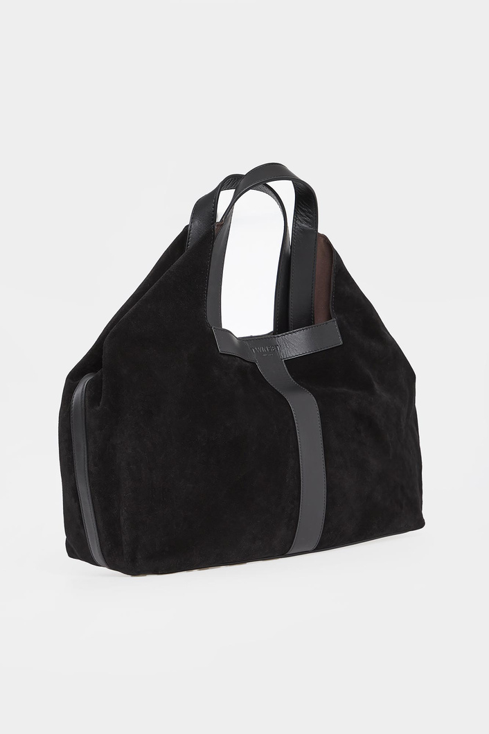 Torebka zamszowa shopperka TWINSET