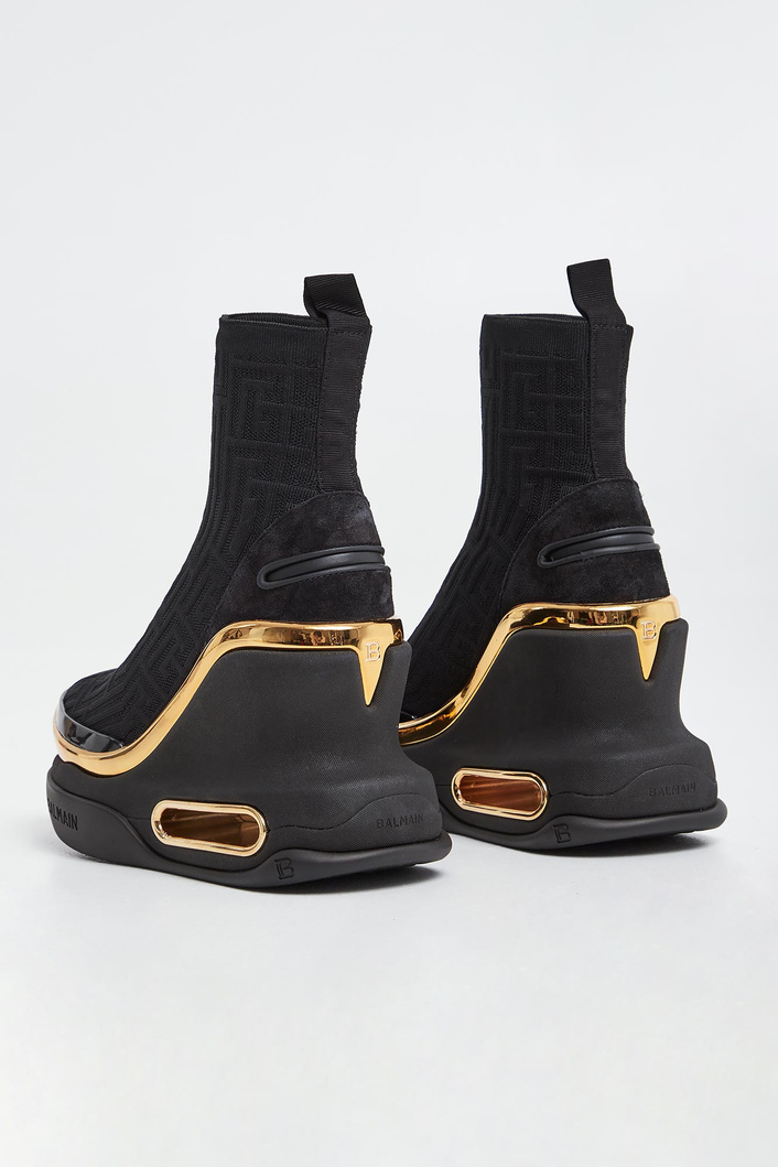 Botki damskie na koturnie BALMAIN