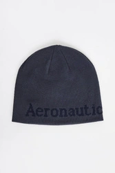 Czapka męska z logo AERONAUTICA MILITARE