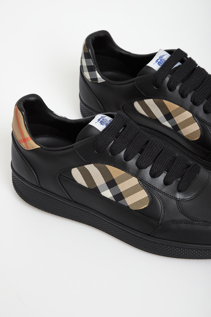 Sneakersy męskie skórzane BURBERRY