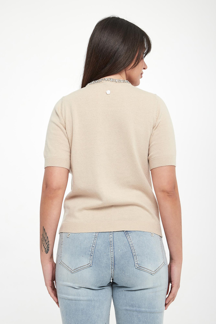 Sweter damski z krótkim rękawem Krissi JOOP!