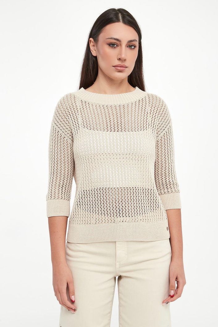 Sweter damski ażurowy JOSEPH RIBKOFF