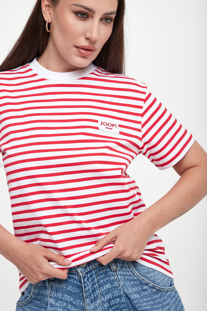 T-shirt damski w paski Teele JOOP! JEANS