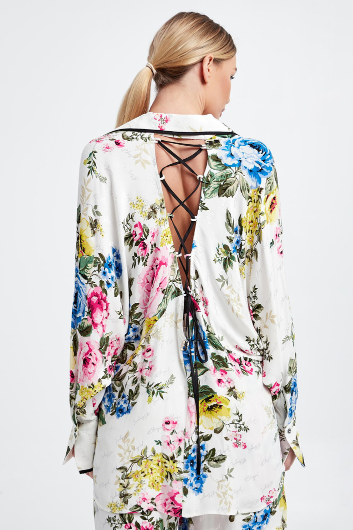 Koszula damska w kwiaty BLUGIRL BLUMARINE