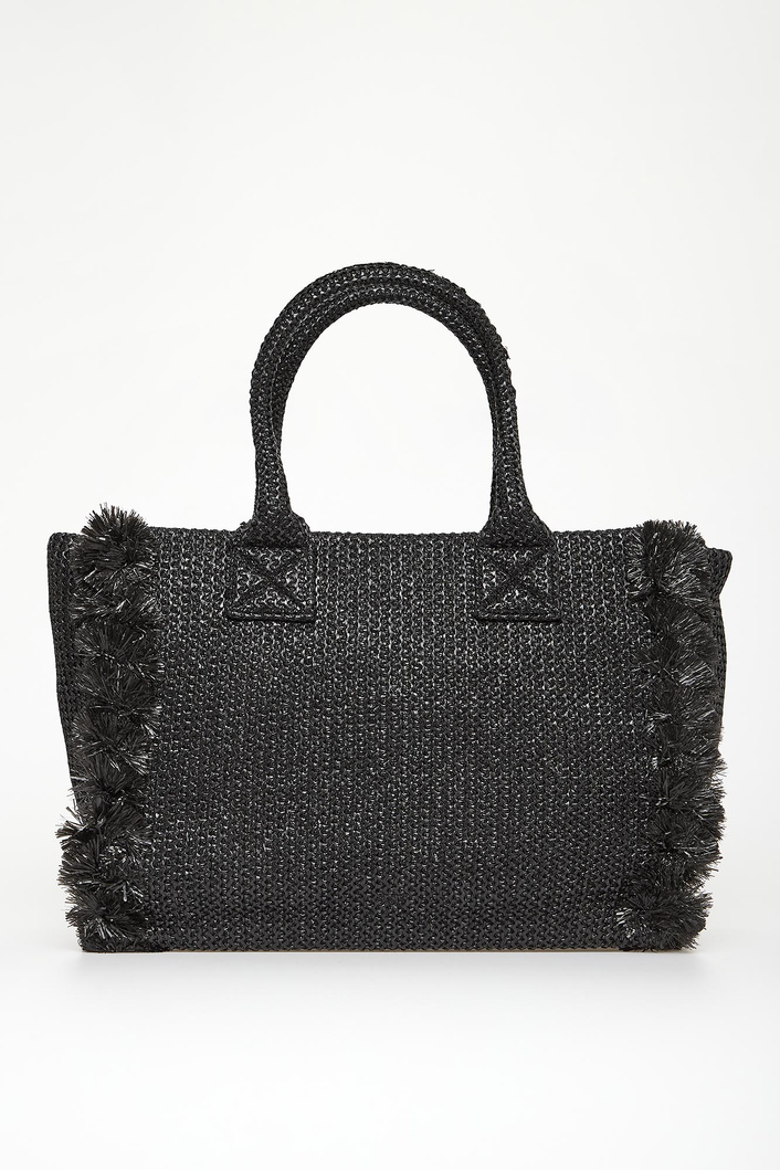 Torebka plażowy shopper z rafii PINKO