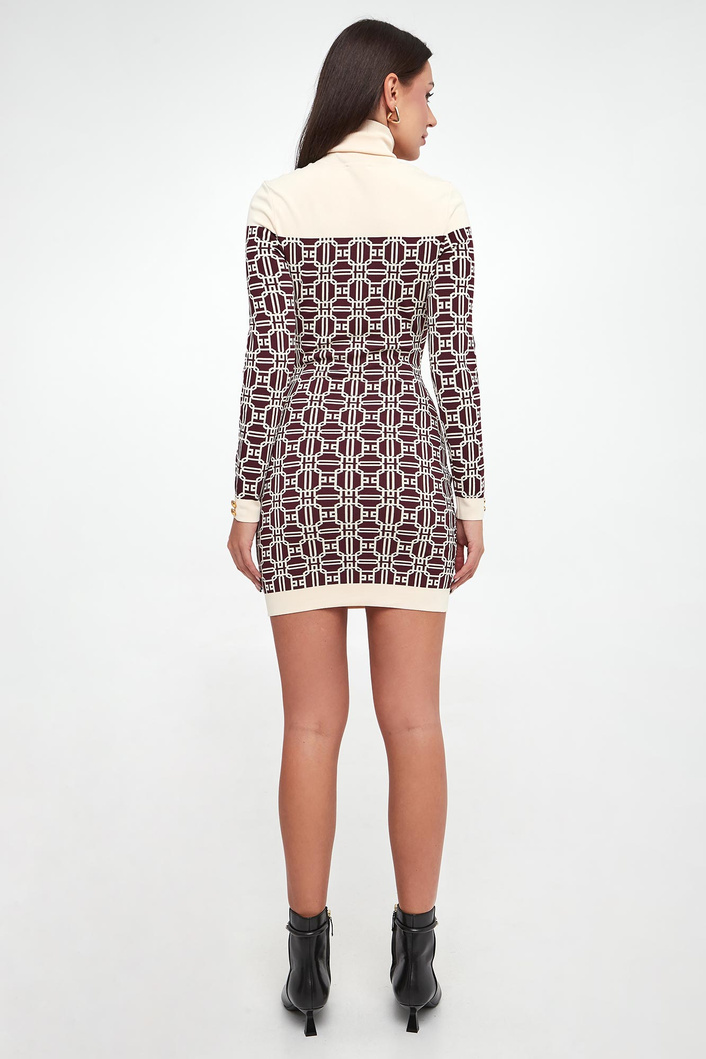 Sukienka mini dzianinowa ELISABETTA FRANCHI