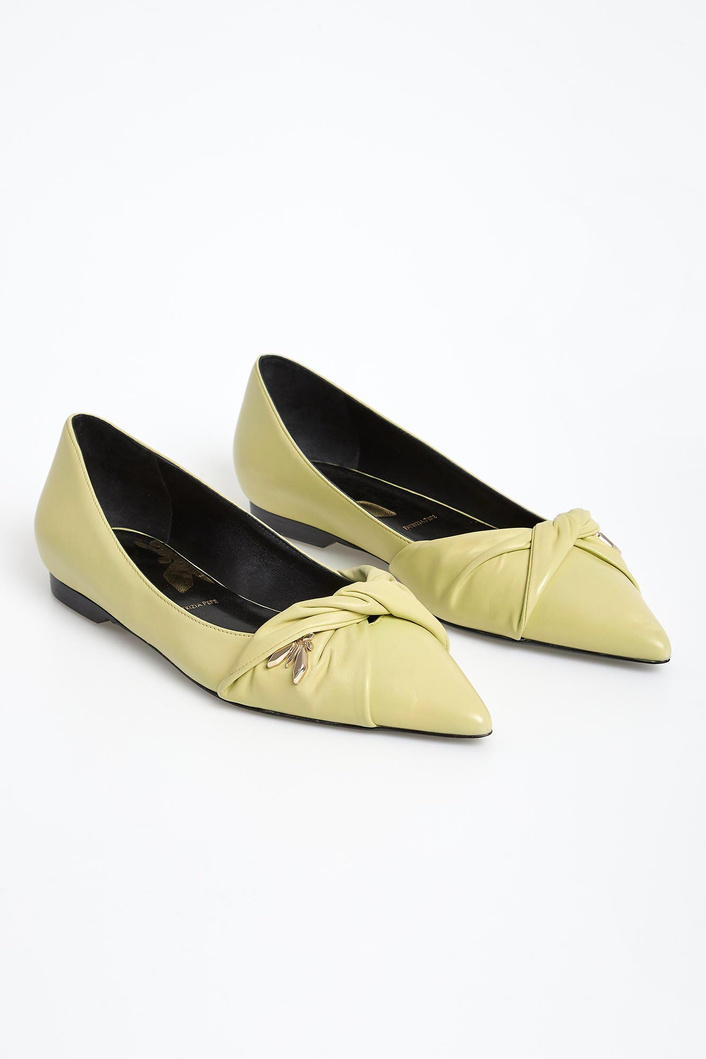 Baleriny skórzane PATRIZIA PEPE