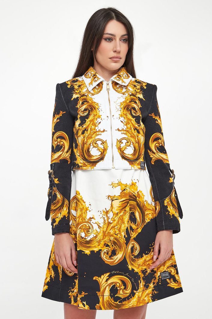 Katana damska jeansowa z nadrukiem VERSACE JEANS COUTURE