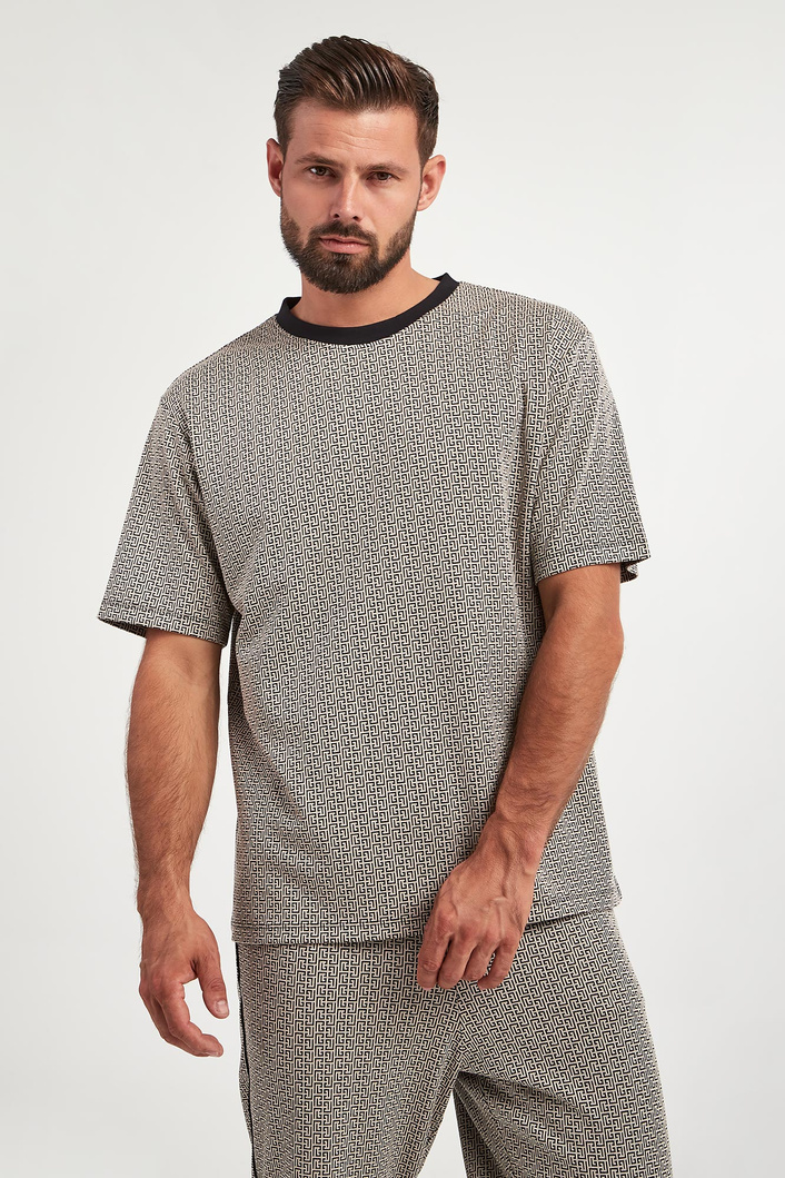 T-shirt męski z logo BALMAIN