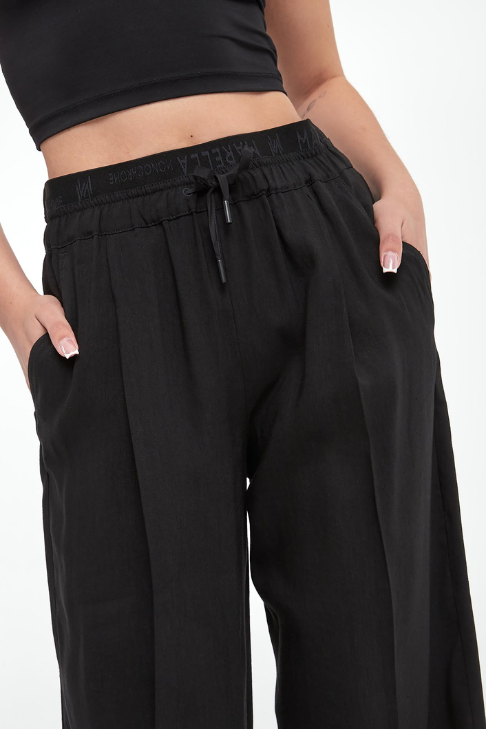 Spodnie damskie lniane Fred MARELLA MONOCHROME