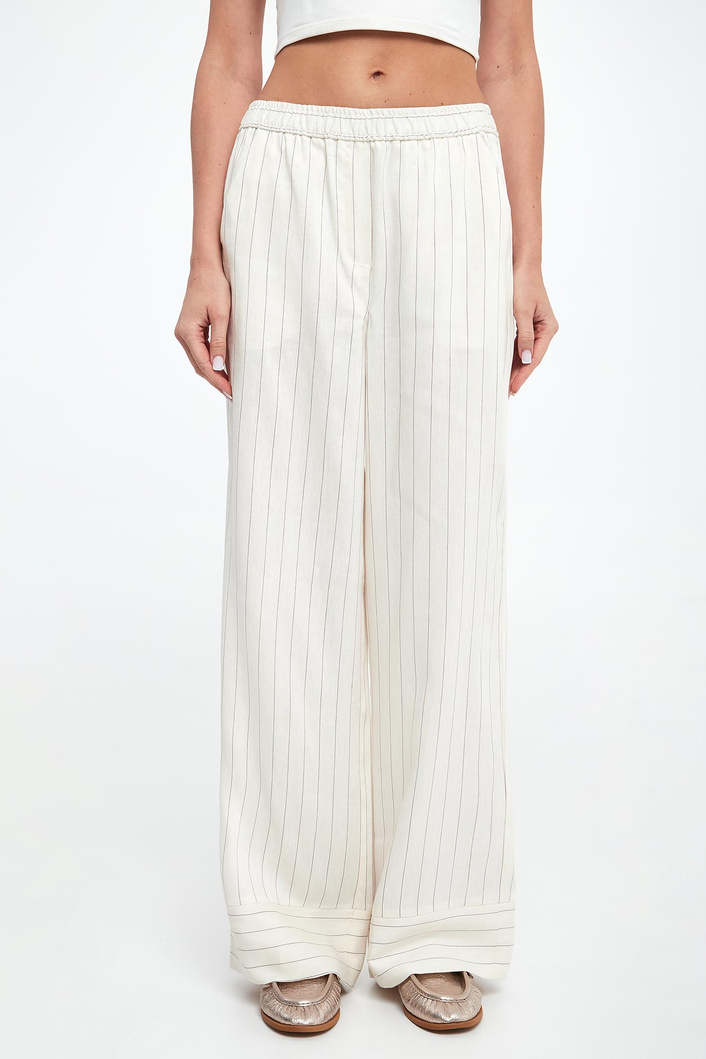 Spodnie damskie lniane Coccio MARELLA SPORT