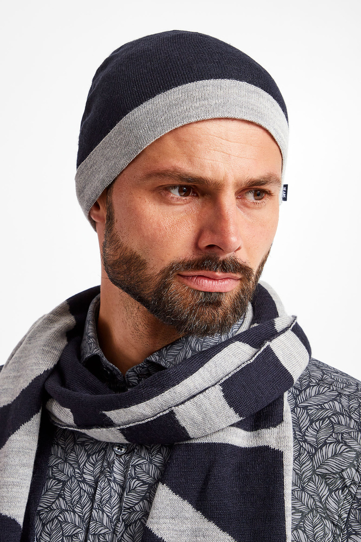 Komplet wełniany szal + czapka JOOP! JEANS