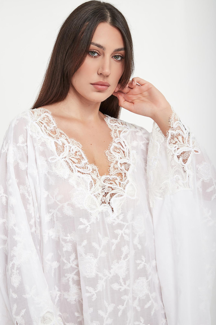 Sukienka z haftami ERMANNO SCERVINO LIFE