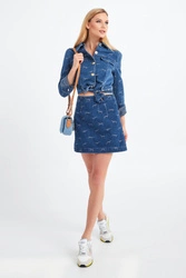 Spódnica Jeansowa TRUSSARDI