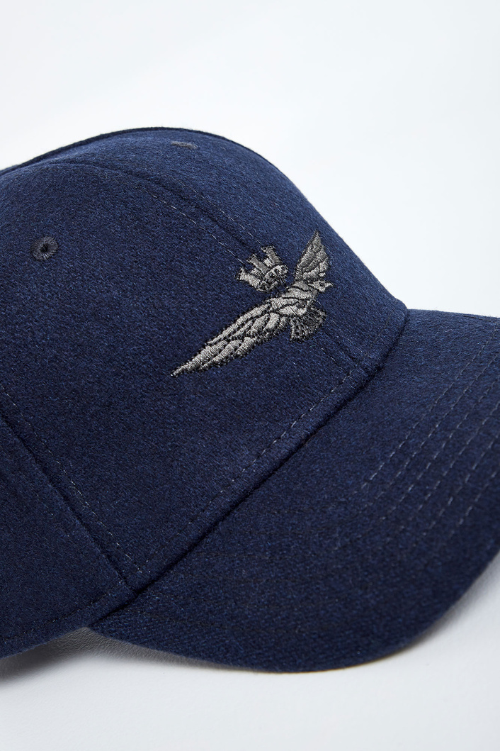 Czapka z daszkiem męska wełniana AERONAUTICA MILITARE
