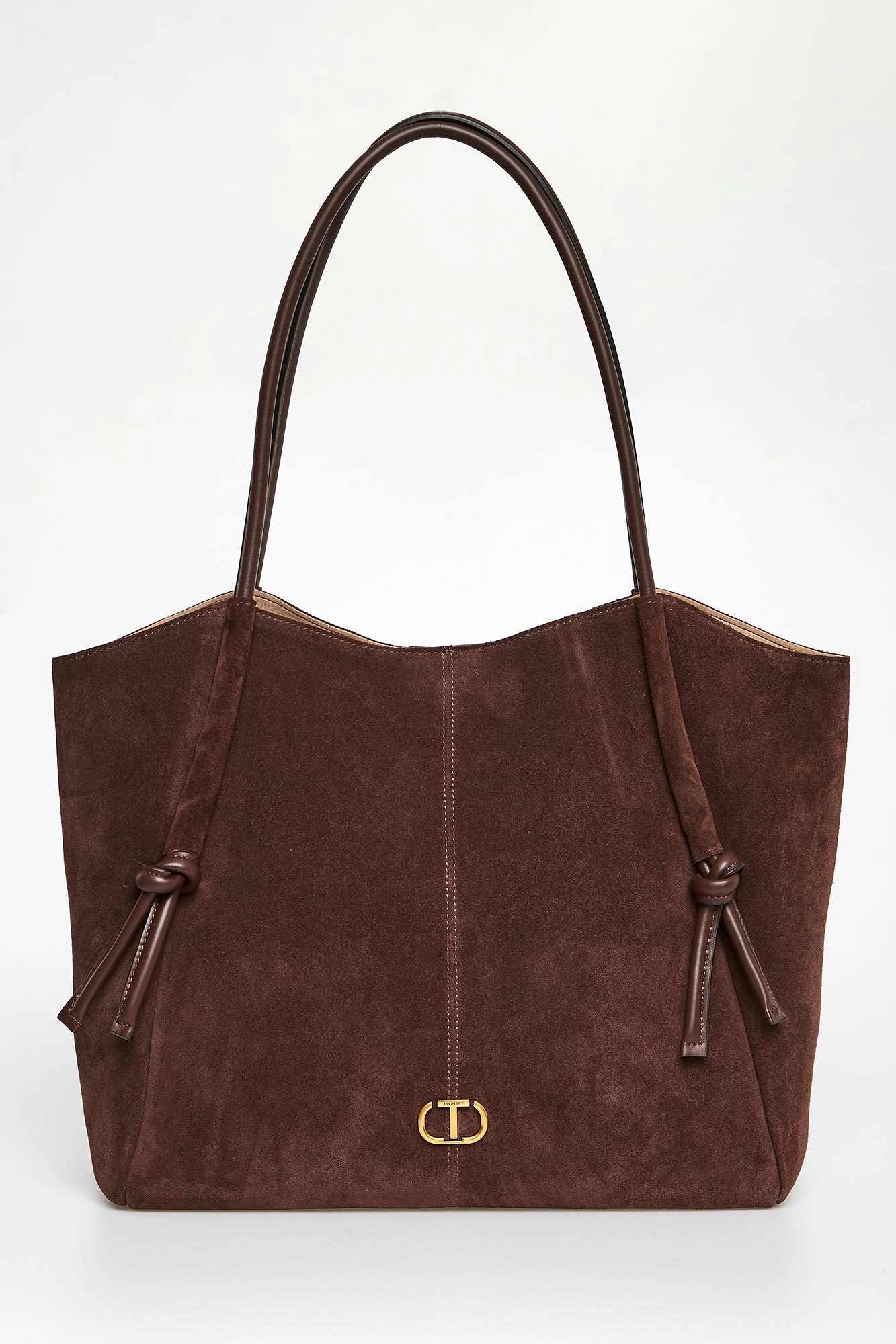 袋 Torebka damska zamszowy shopper TWINSET 252TD8350/00203 | Sklep