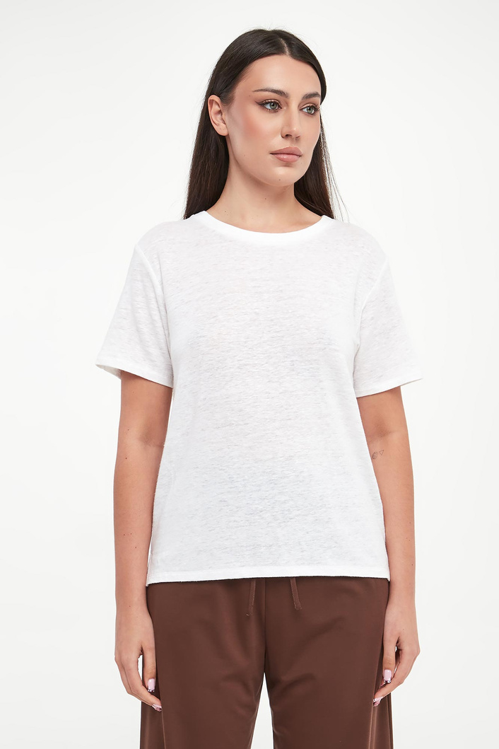 T-shirt lniany Pelota WEEKEND MAX MARA