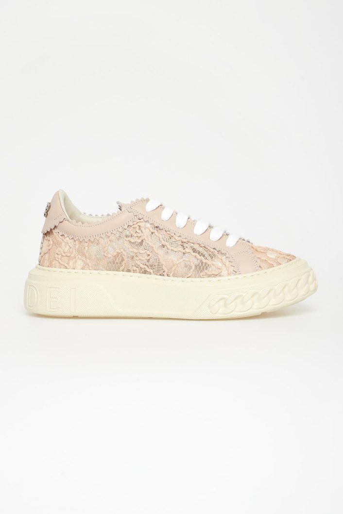 Sneakersy damskie skórzane CASADEI