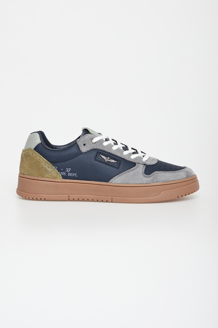 Sneakersy męskie zamszowe AERONAUTICA MILITARE