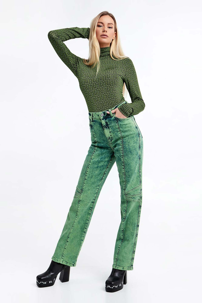 Bluzka damska z golfem GESTUZ