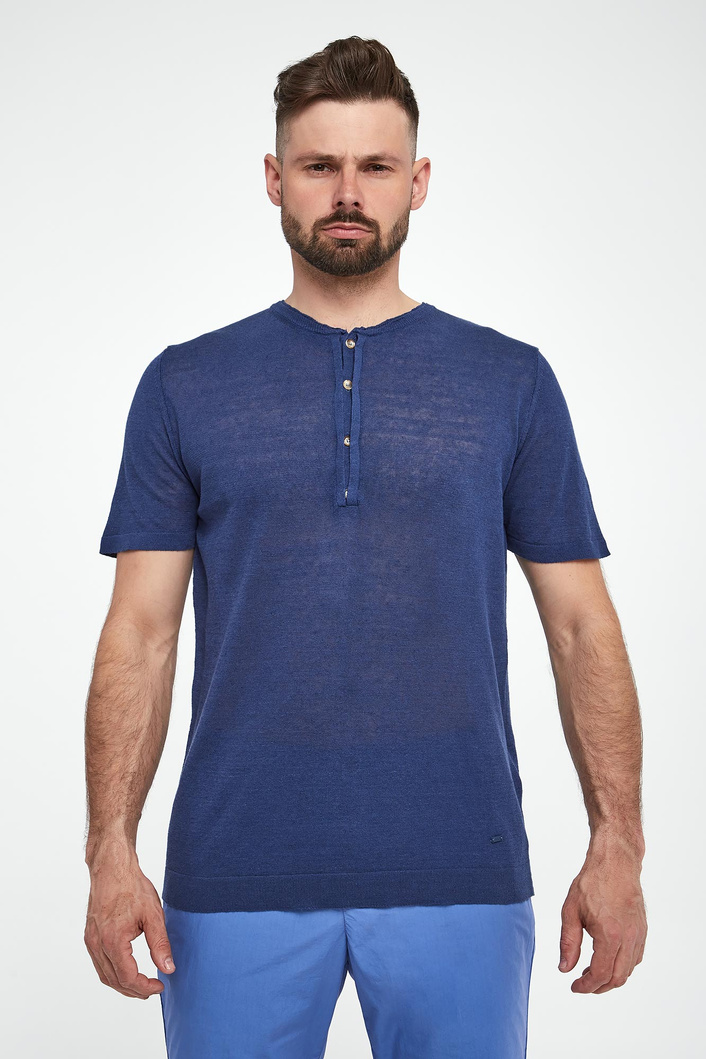 T-shirt męski lniany LIU JO