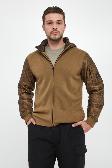 Sweter męski wełniany z kapturem C.P. COMPANY