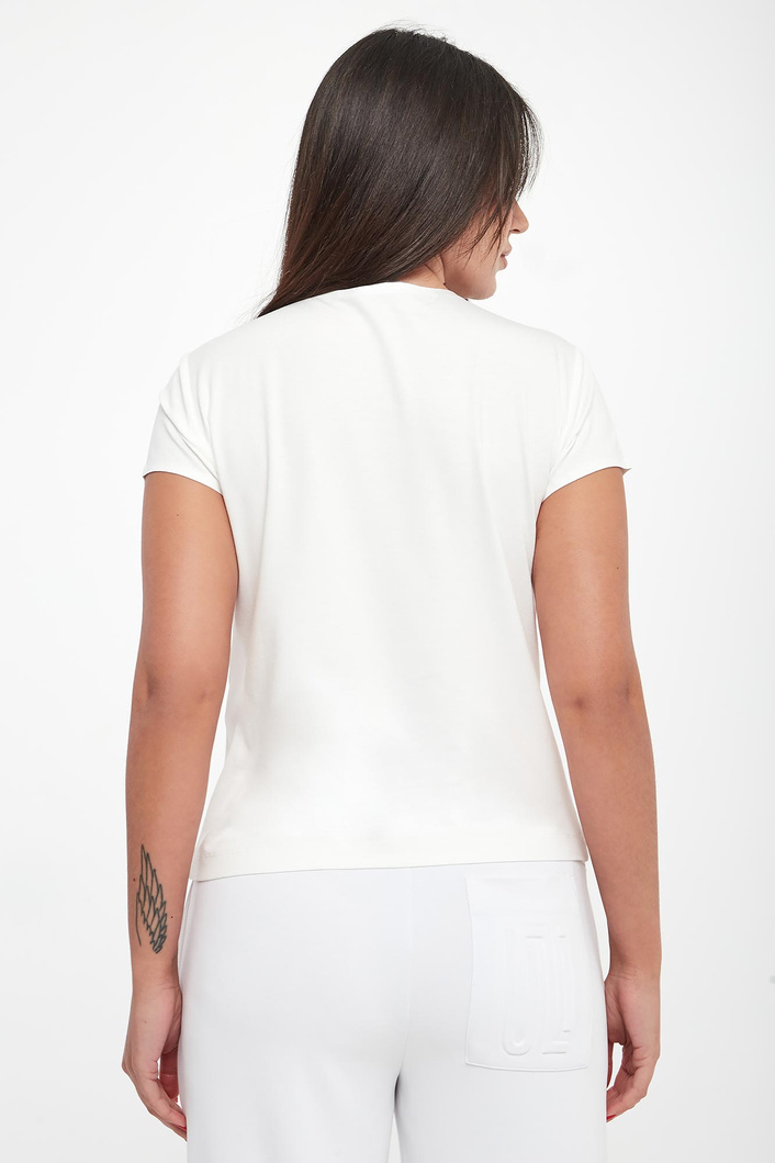 T-shirt damski wiskozowy z logo SPORTALM