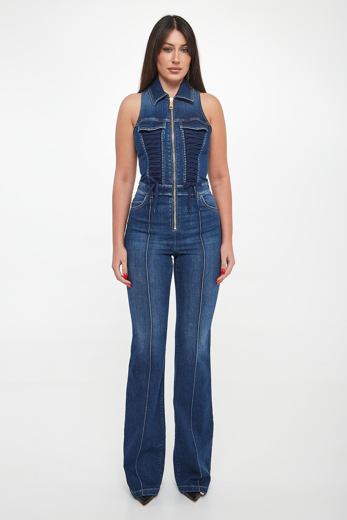 Kombinezon damski jeansowy ELISABETTA FRANCHI