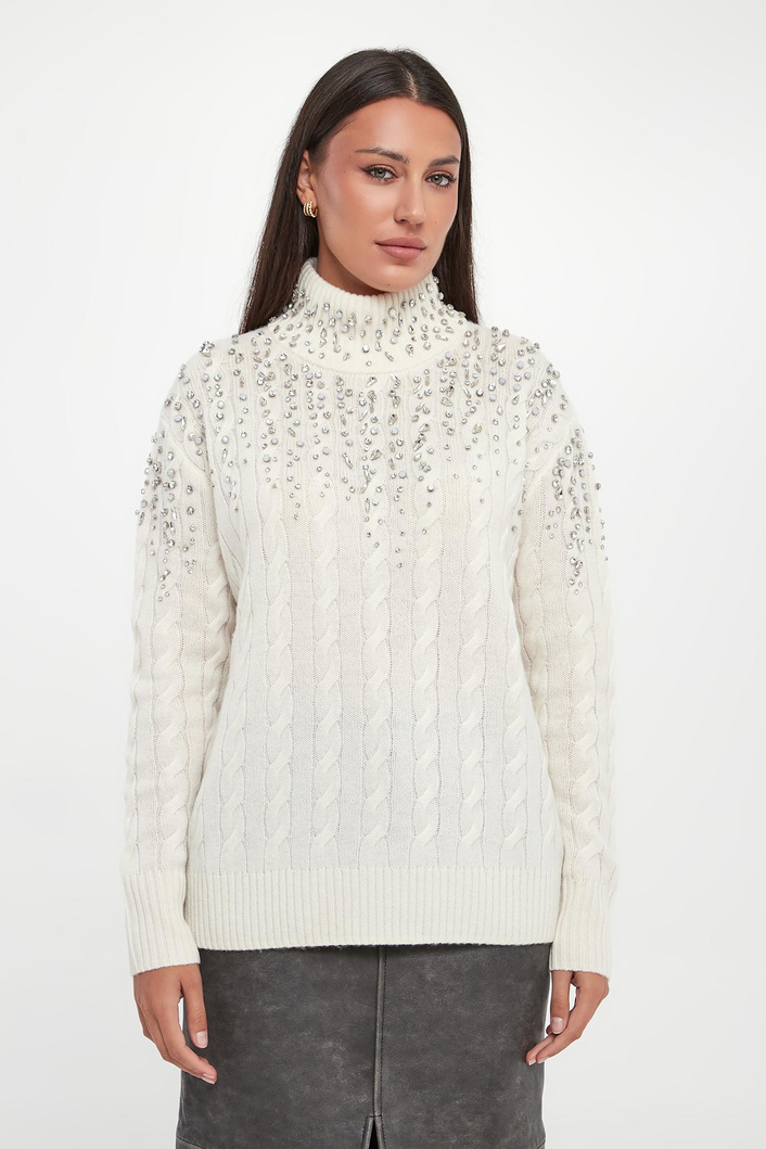 Sweter damski z kaszmirem ERMANNO FIRENZE
