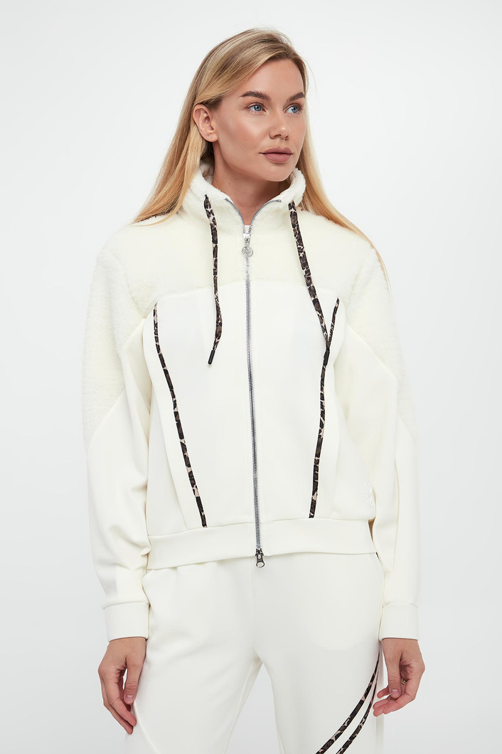 Bluza damska z futerkiem rozpinana SPORTALM