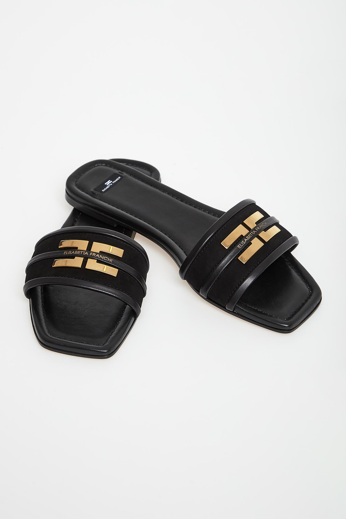 Klapki damskie skórzane ELISABETTA FRANCHI