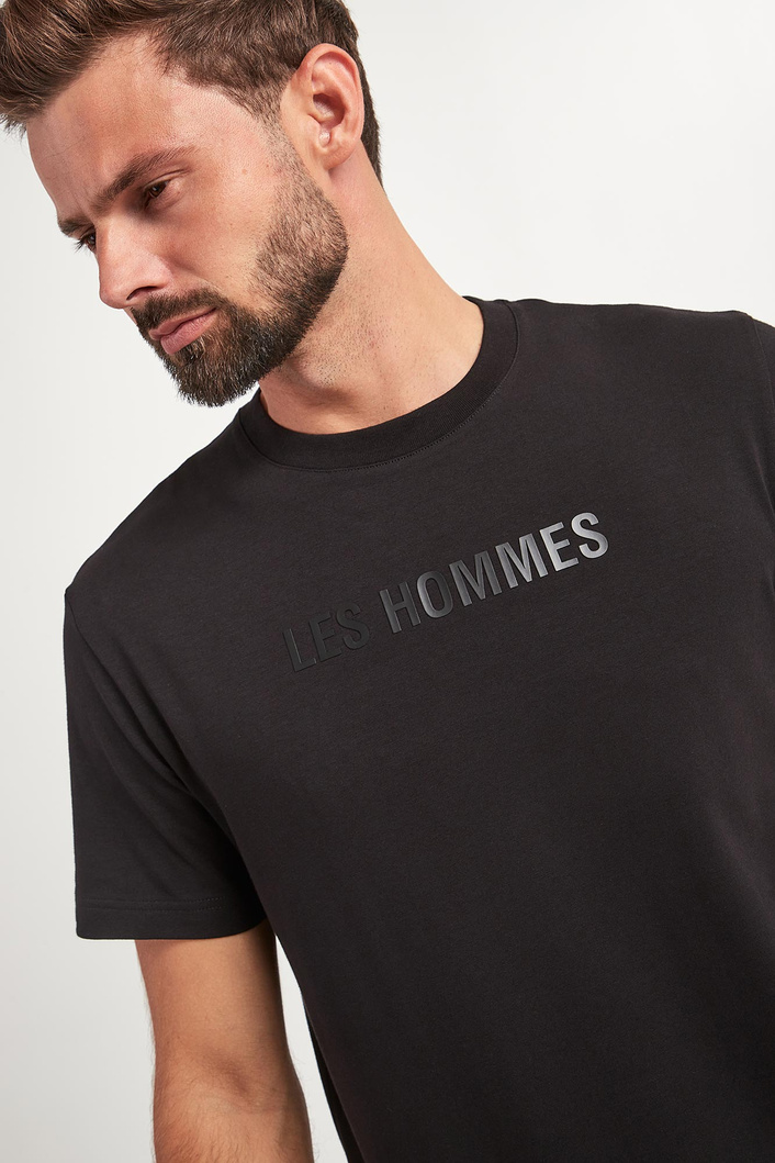 T-shirt męski z logo LES HOMMES