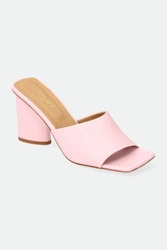 Klapki skórzane TWINSET