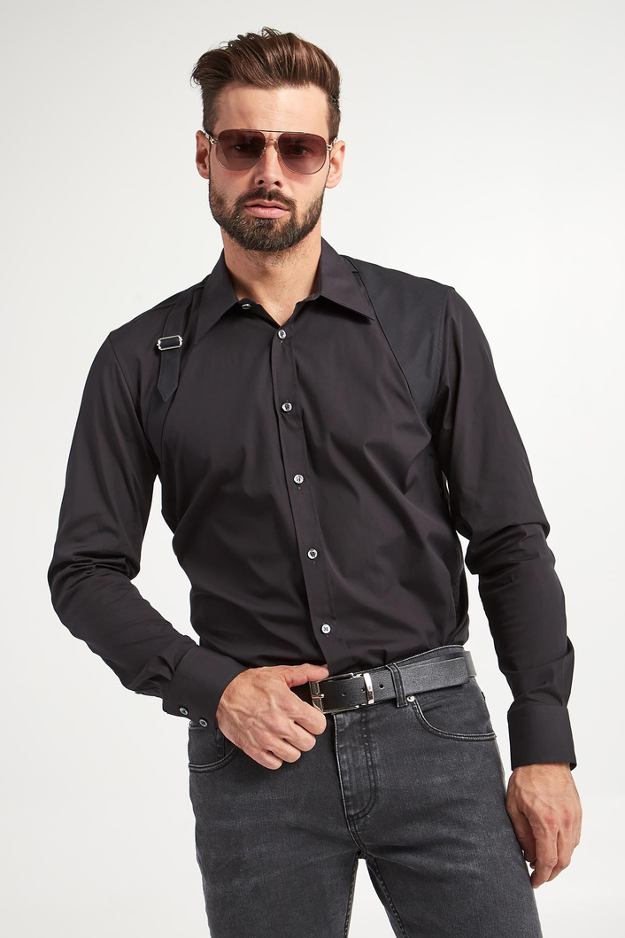 Koszula męska popelinowa ALEXANDER MCQUEEN