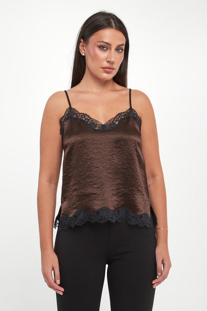 Top damski satynowy TWINSET