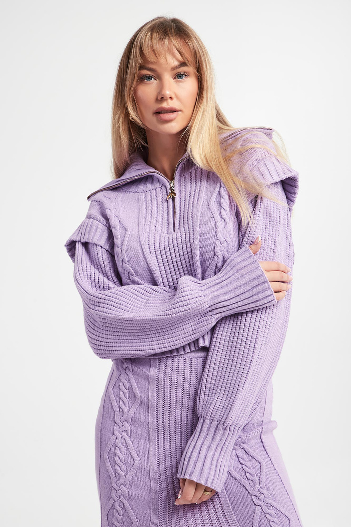 Sweter damski z golfem PATRIZIA PEPE