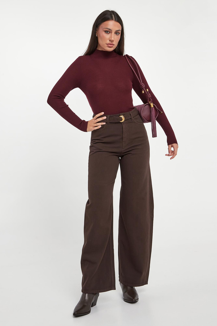 Sweter damski z golfem TWINSET