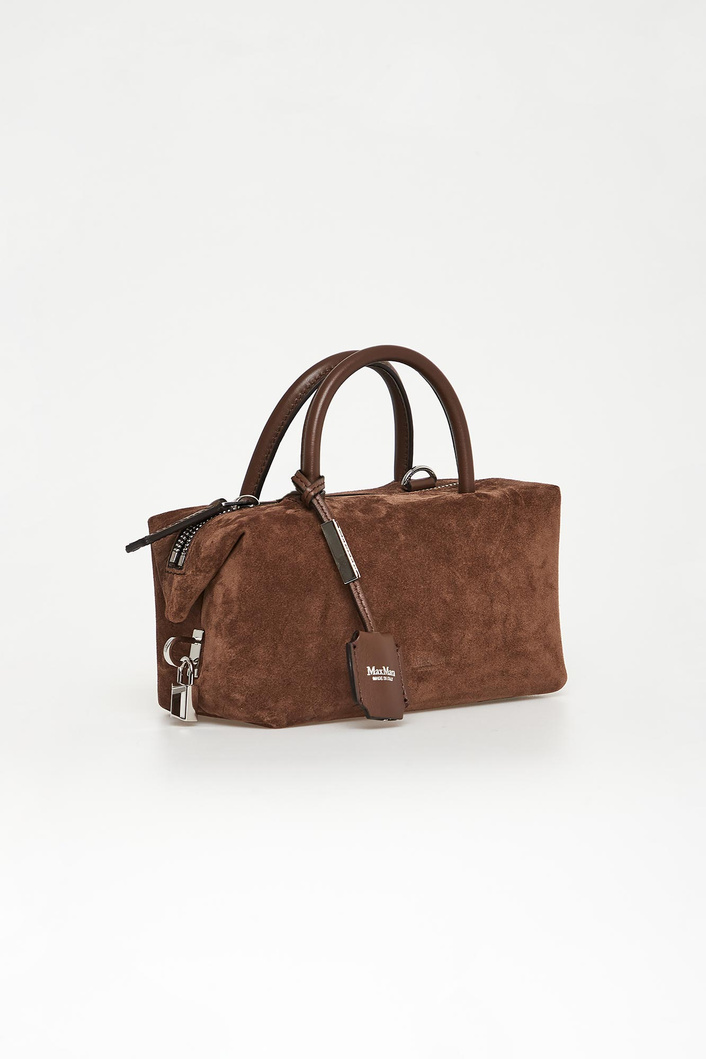 Torebka damska zamszowa Holdallssuede MAX MARA ACCESSORI