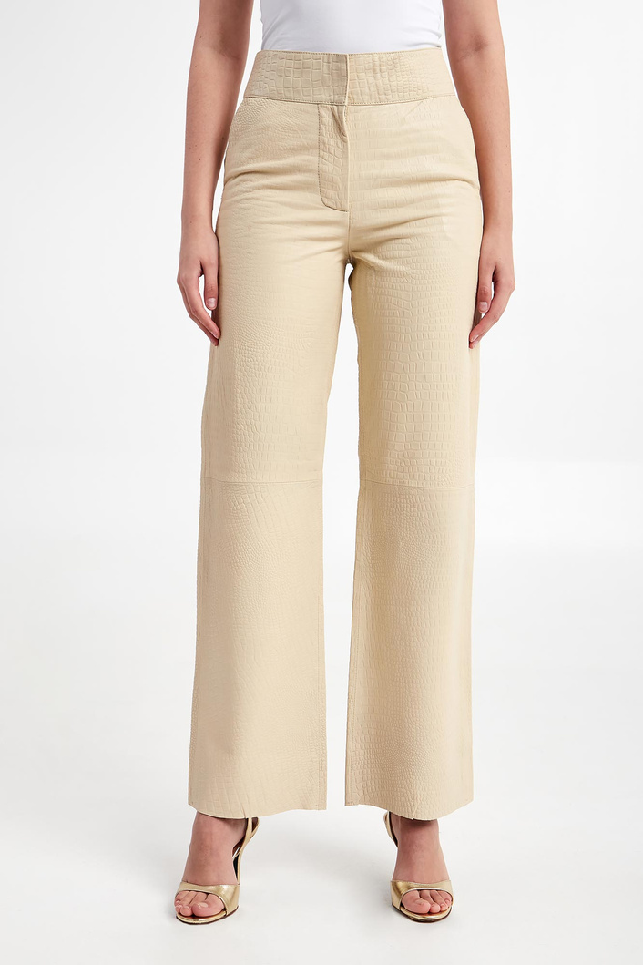 Spodnie damskie skórzane NOTES DU NORD