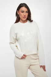 Sweter damski z jedwabiem i kaszmirem PESERICO