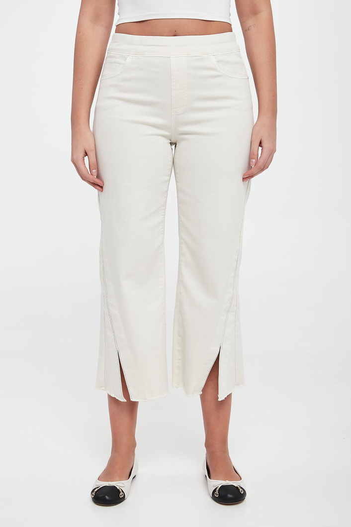 Jeansy damskie z kryształkami JOSEPH RIBKOFF