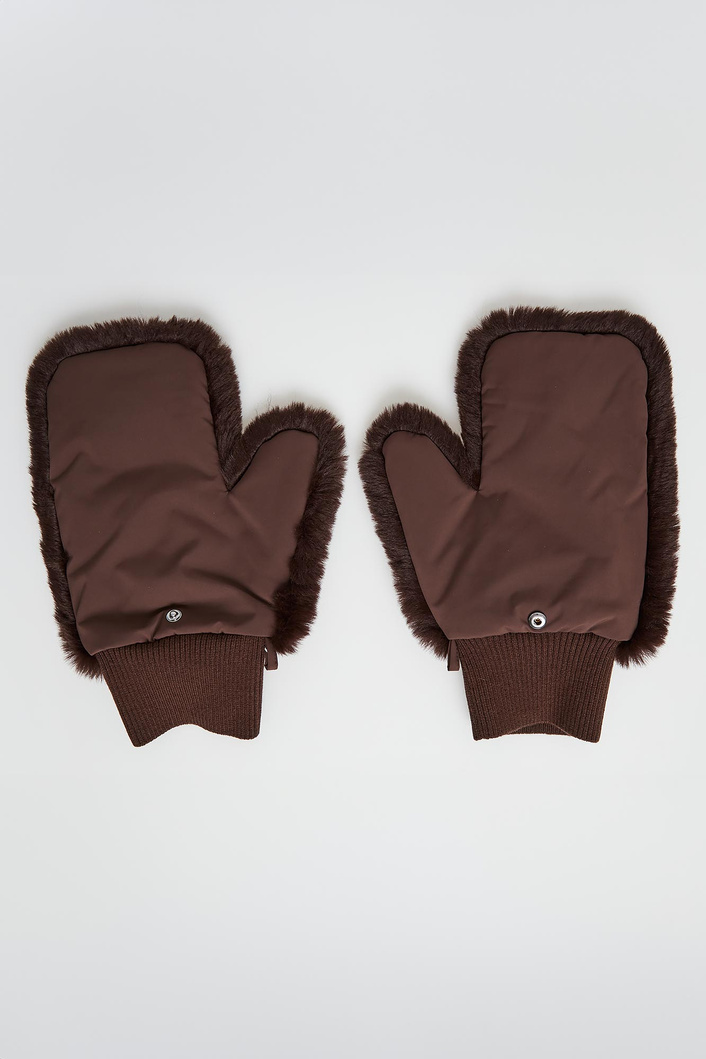 Rękawiczki damskie futrzane DIEGO M