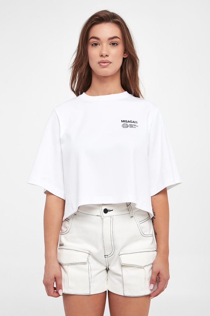 T-shirt damski Another Crop MISAGA