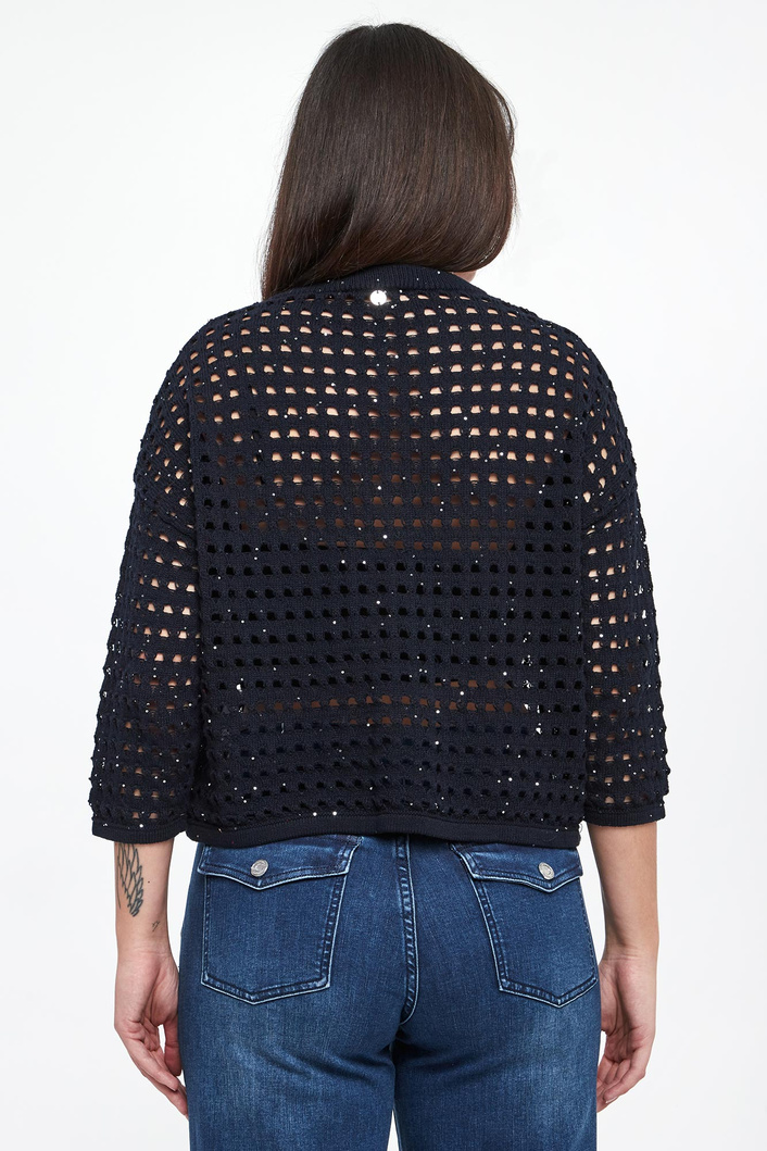 Sweter damski ażurowy JOSEPH RIBKOFF