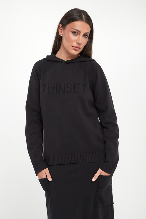 Sweter damski z kapturem TWINSET U&B