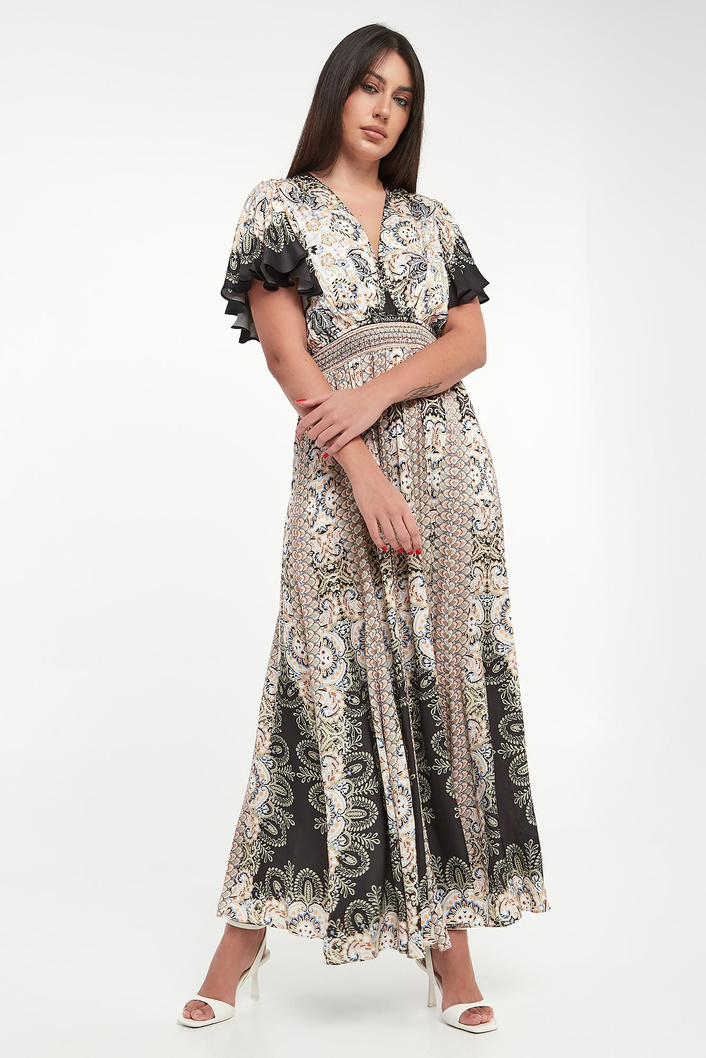 Sukienka maxi wiskozowa HALE BOB