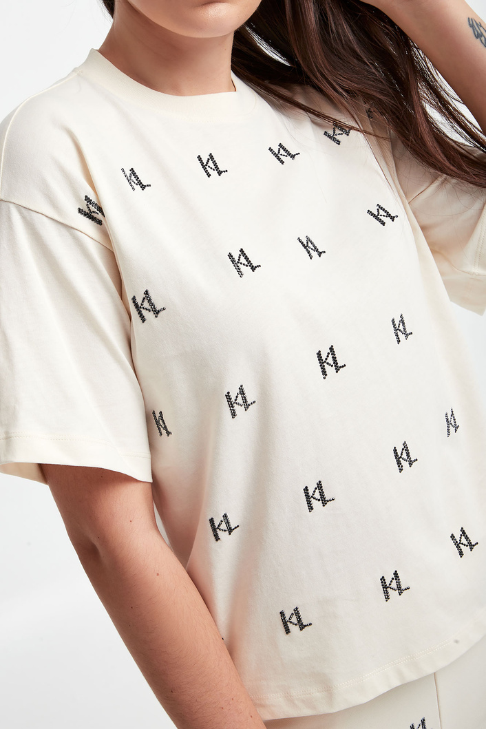 T-shirt damski KARL LAGERFELD